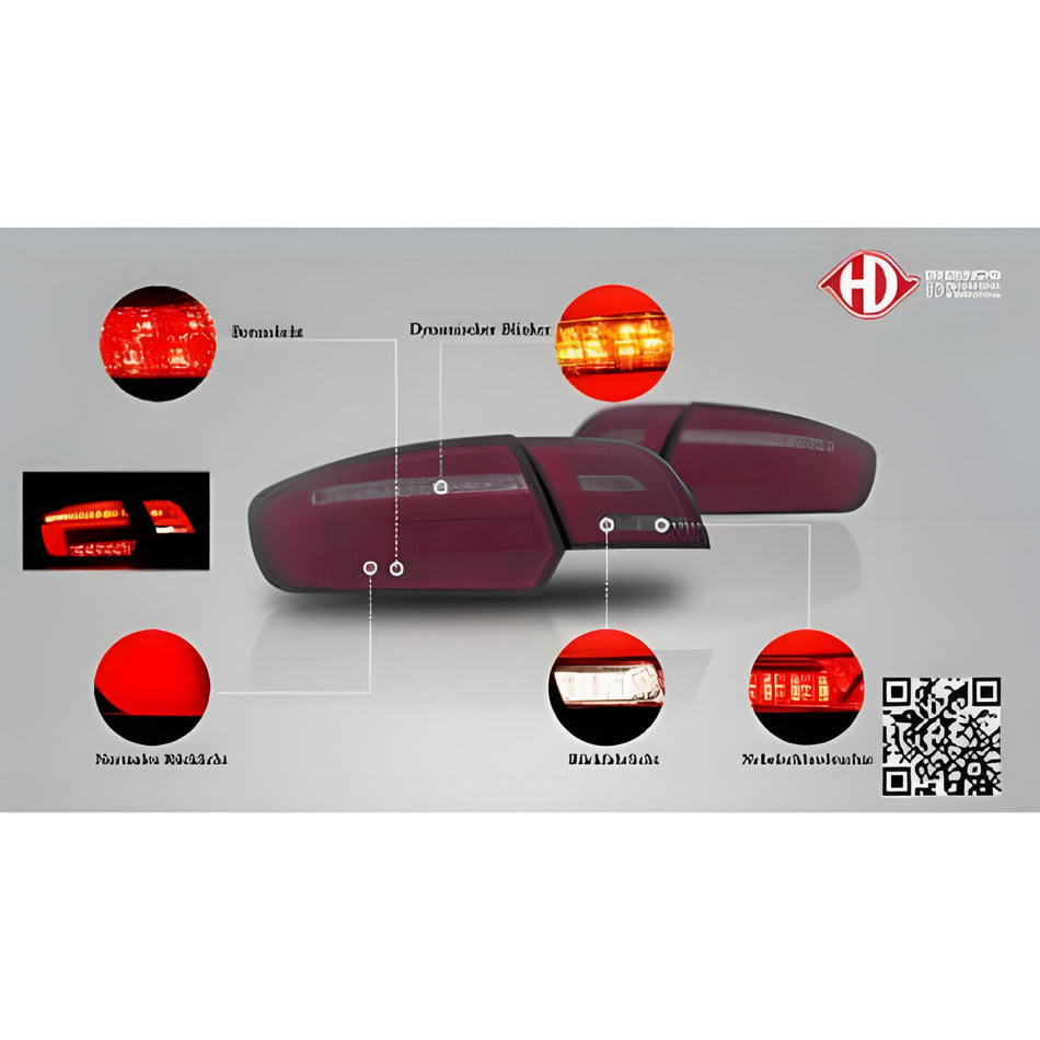 Audi A3 03-08 - Zestaw lampy tylnej