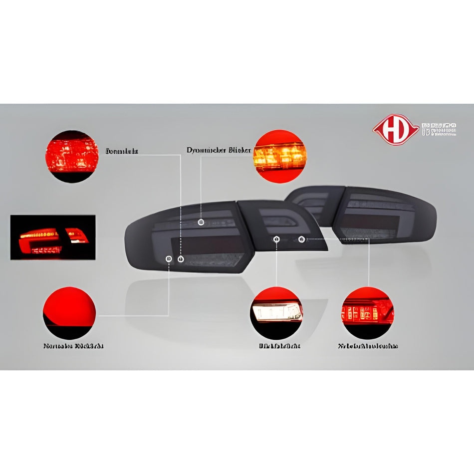 Audi A3 03-08 - Zestaw lampy tylnej