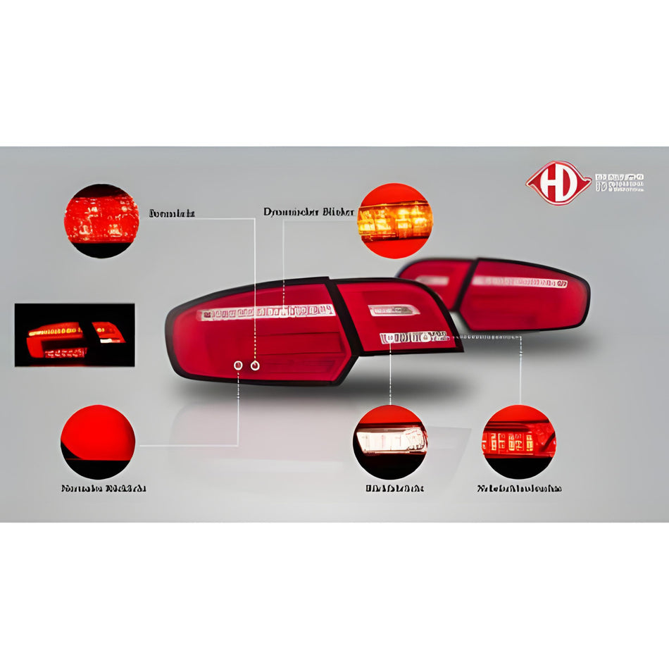 Audi A3 Lim./Sportb./Cabrio 08-12 - Zestaw lampy tylnej