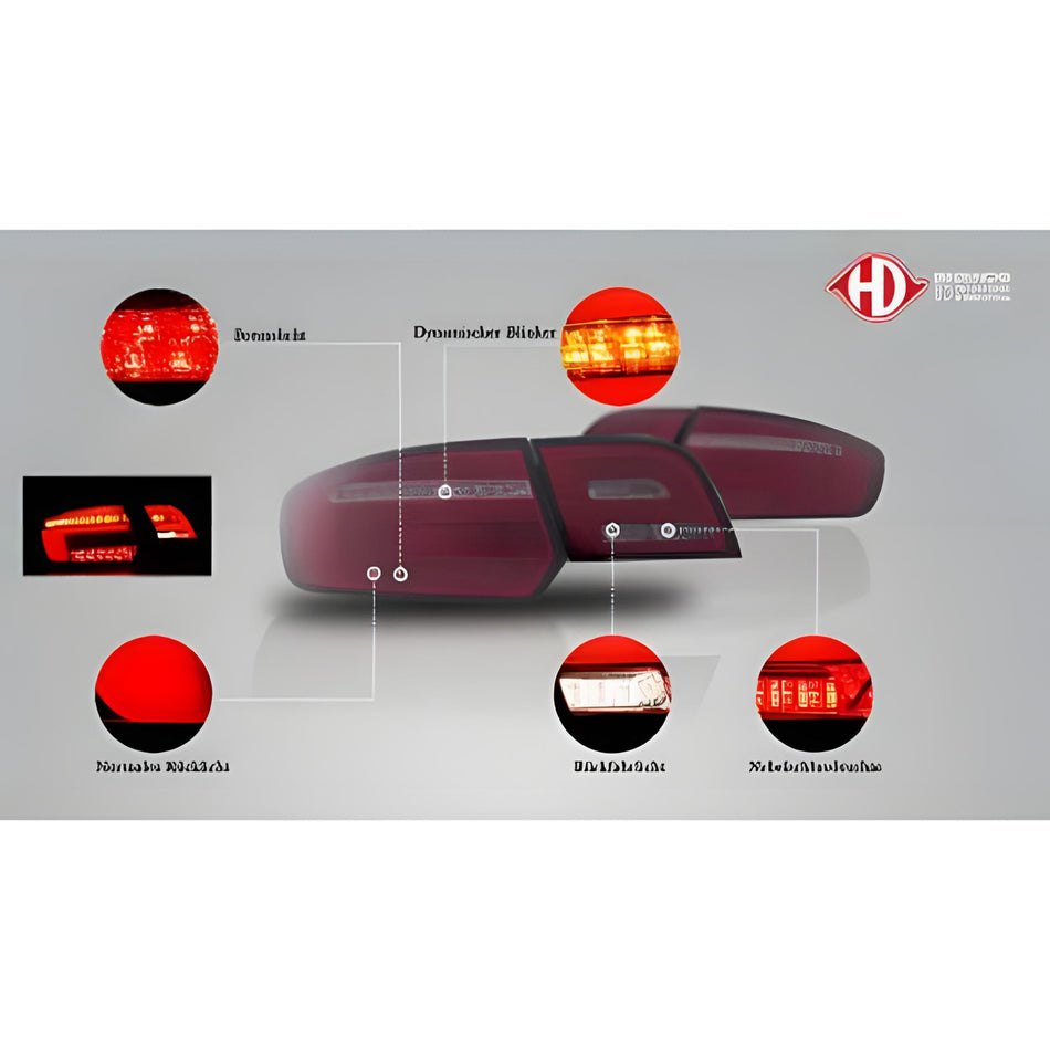 Audi A3 Lim./Sportb./Cabrio 08-12 - Zestaw lampy tylnej