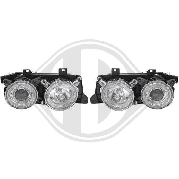 BMW 5-Reihe (E34) 88-95 - Zestaw reflektora głównego