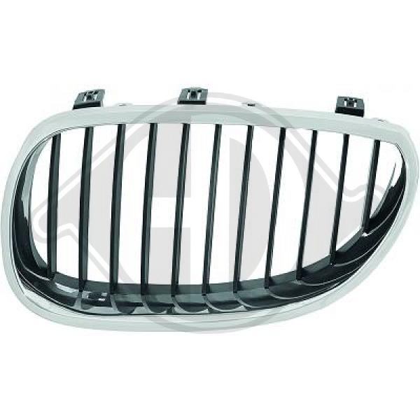 BMW 5-Reihe (E60/61) 03-07 - Kratka chłodnicy (grill)