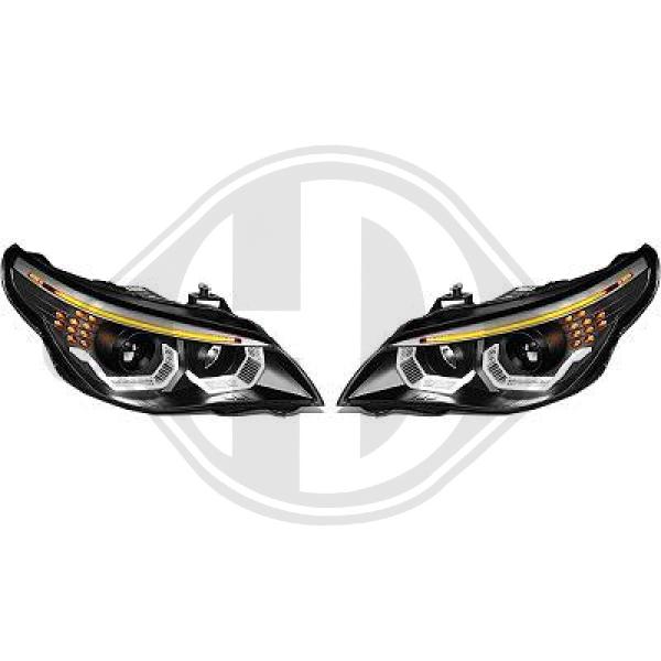BMW 5-Reihe (E60/61) 03-07 - Zestaw reflektora głównego