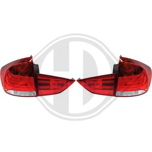BMW X1 (E84) 09-12 - Zestaw lampy tylnej