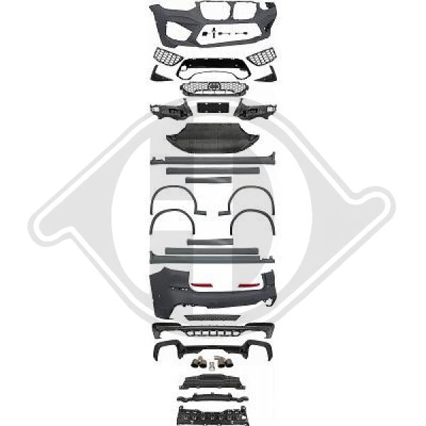 BMW X3 (G01) 18->> - Zderzak
