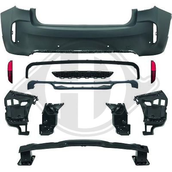 BMW X6 (F16) 14->> - Zderzak