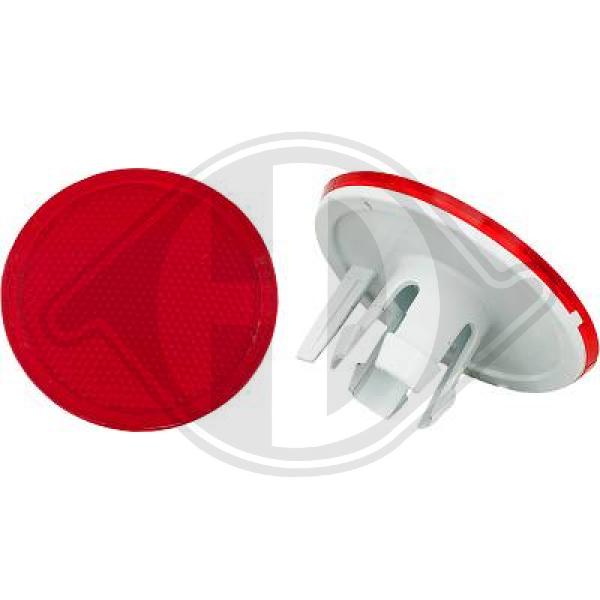 Ford Fiesta 05-08 - Światło odblaskowe tylne