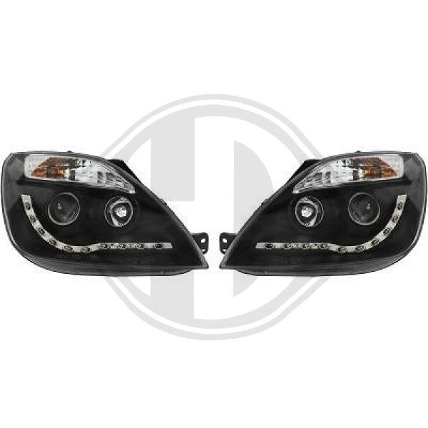 Ford Fiesta 02-08 - Zestaw reflektora głównego