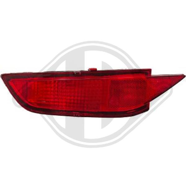 Ford Fiesta 08-12 - Lampy przeciwmgłowe tylne
