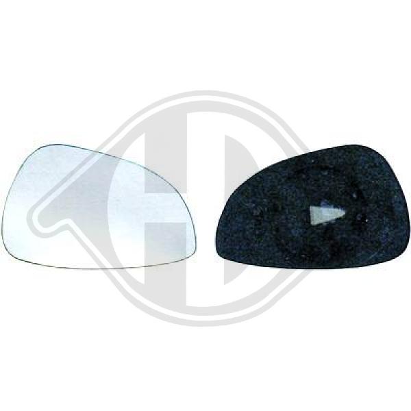 Ford B-Max 12->> - Szkło lusterka lusterko zewnętrzne