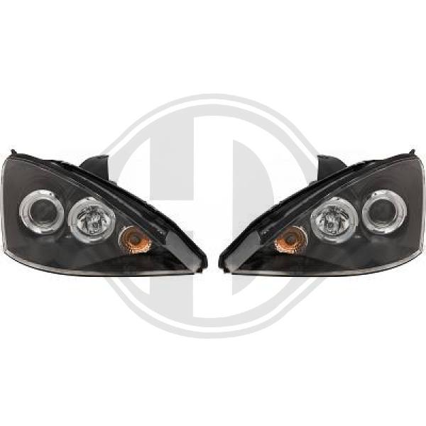 Ford Focus 98-04 - Zestaw reflektora głównego