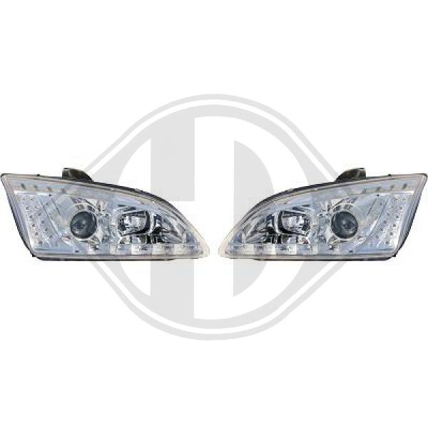 Ford Focus II 04-08 - Zestaw reflektora głównego