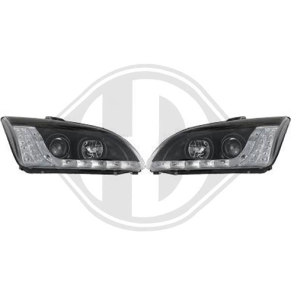 Ford Focus II 04-08 - Zestaw reflektora głównego