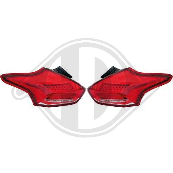Ford Focus V Lim./Kombi (CB8) 15-18 - Zestaw lampy tylnej