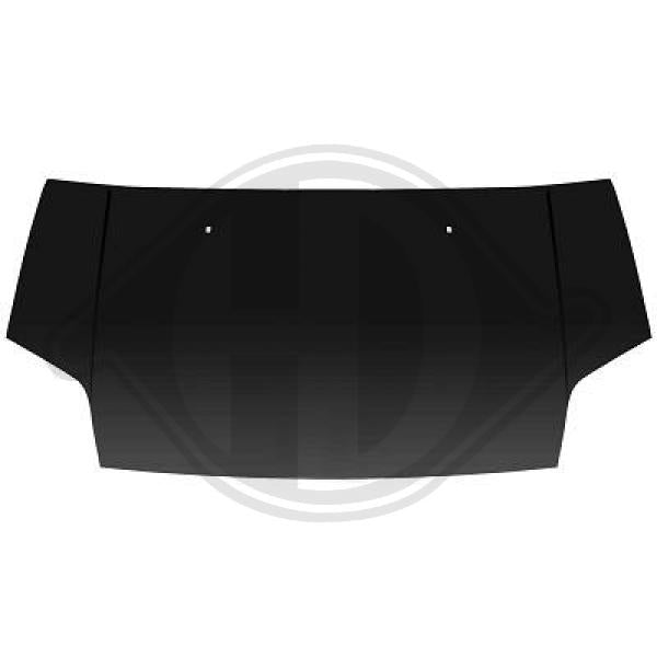 Ford Transit Connect 10-13 - Pokrywa komory silnika