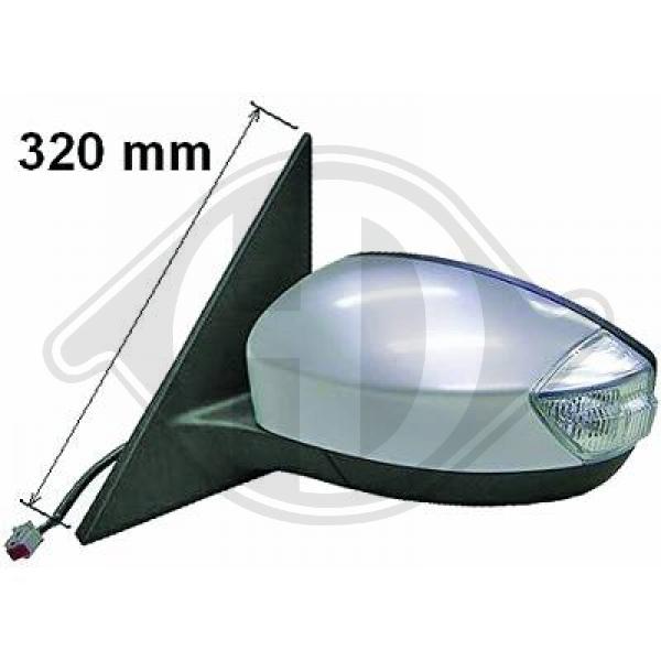 Ford S-Max 06-10 - Lusterko zewnętrzne