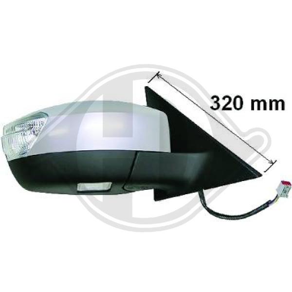 Ford S-Max 06-10 - Lusterko zewnętrzne