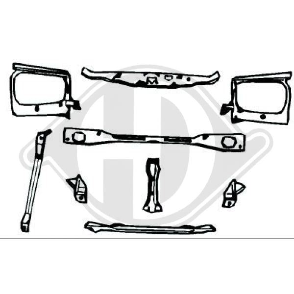 Mercedes 200-280E(W123) 76-84 - koło wentylatora chłodzenie silnika