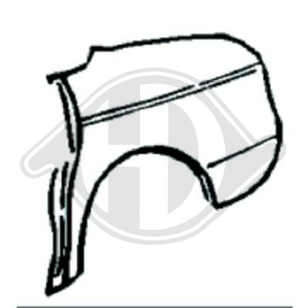 Mercedes 200-280E(W123) 76-84 - Listwa ozdobna / ochronna sciana boczna