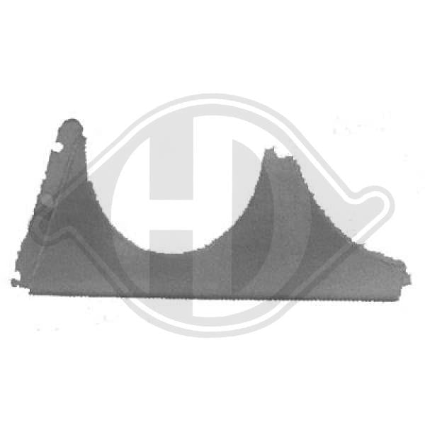 Mercedes E-Kl.(W210) 95-99 - Listwa ochronna swiateł przednich