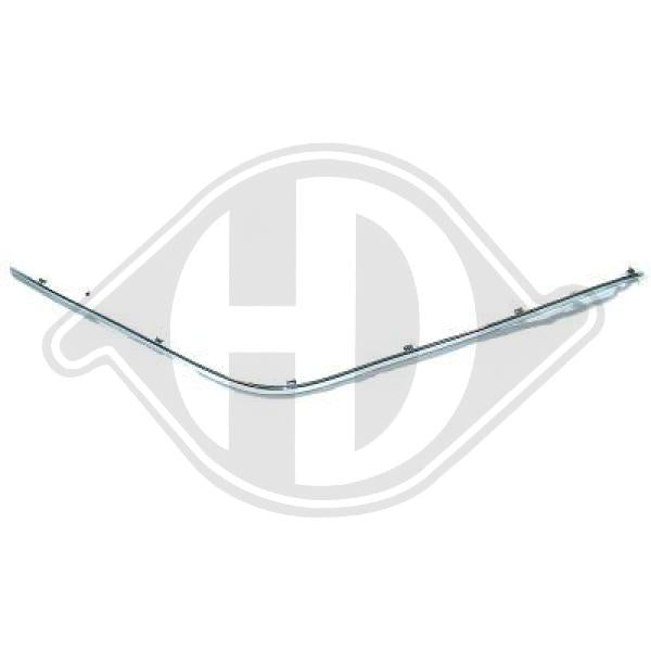 Mercedes E-Kl.(W210) 99-02 - Listwa ozdobna / ochronna zderzak