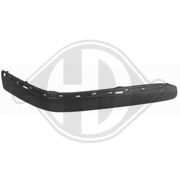 Mercedes E-Kl.(W210) 99-02 - Listwa ozdobna / ochronna zderzak