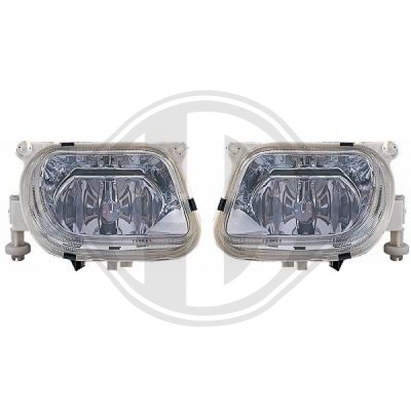 Mercedes E-Kl.(W210) 95-02 - Zestaw reflektora przeciwmgłowego