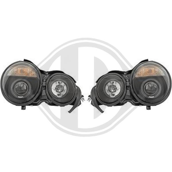 Mercedes E-Kl.(W210) 95-02 - Zestaw reflektora głównego