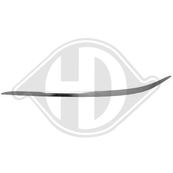 Mercedes E-Kl.E220-500 W211 06-09 - Listwa ozdobna / ochronna zderzak