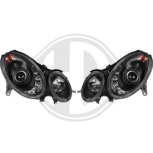 Mercedes E-Kl.E220-500 W211 02-06 - Zestaw reflektora głównego