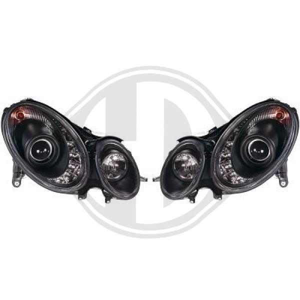 Mercedes E-Kl.E220-500 W211 02-06 - Zestaw reflektora głównego