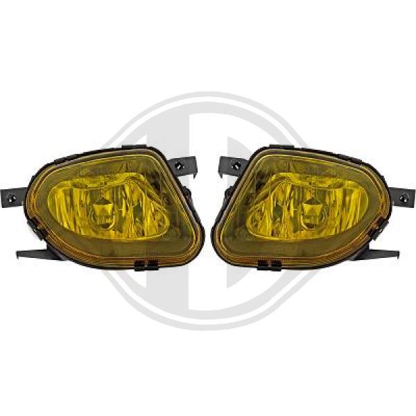 Mercedes E-Kl.E220-500 W211 02-06 - Zestaw reflektora przeciwmgłowego