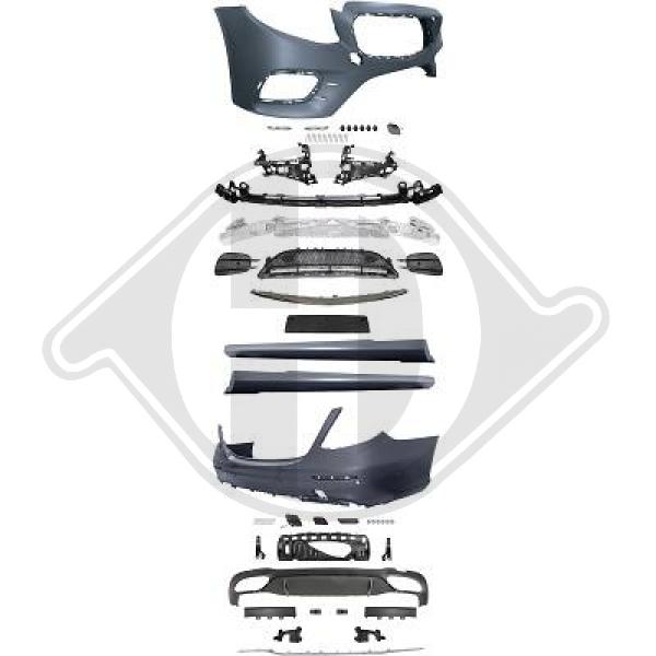 Mercedes E-Kl.E220-500 W213 16-6.2020 - Zderzak