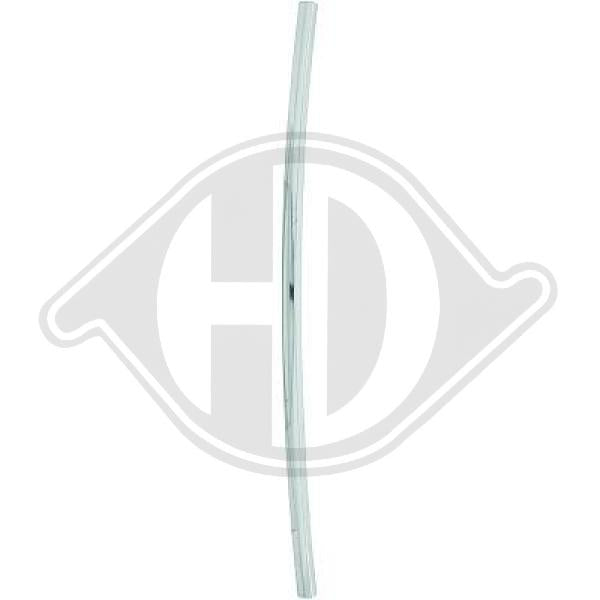 Mercedes 190E/D(W201) 82-93 - Listwa ozdobna / ochronna kratka chłodnicy