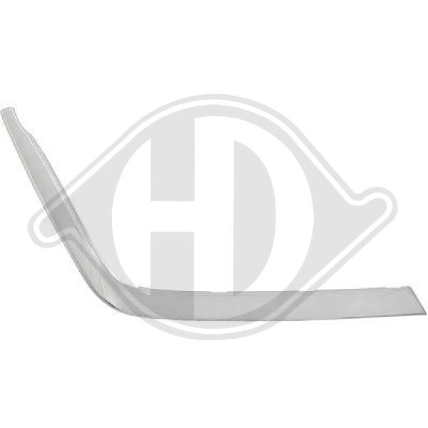 Mercedes W140 SE/L (300-600) 91-98 - Listwa ozdobna / ochronna zderzak