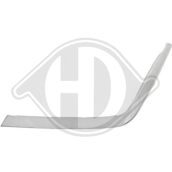 Mercedes W140 SE/L (300-600) 91-98 - Listwa ozdobna / ochronna zderzak