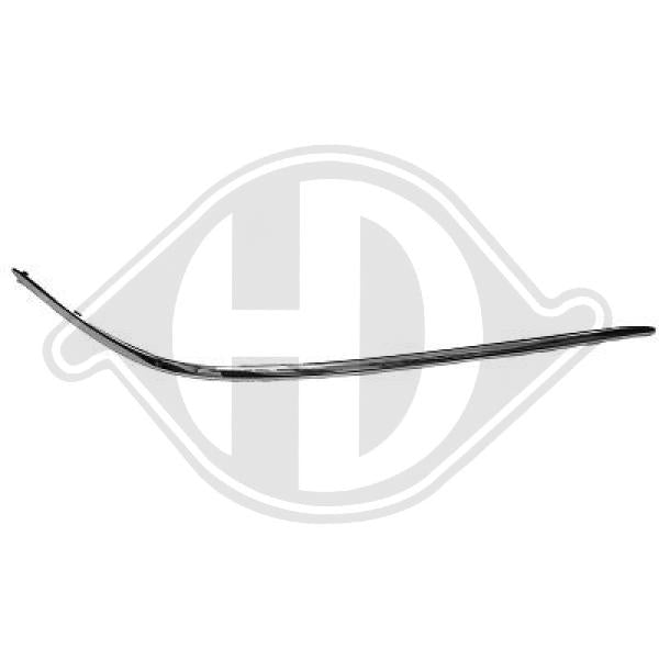 Mercedes S-Kl. W220 98-05 - Listwa ozdobna / ochronna zderzak