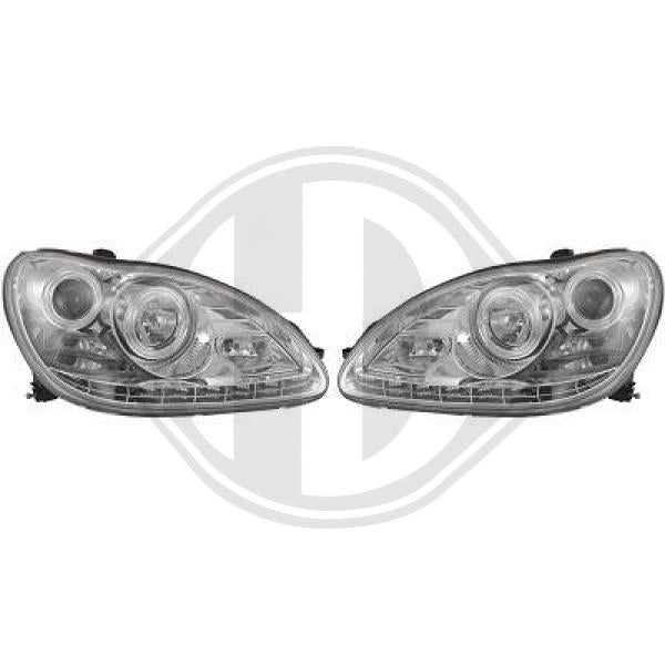 Mercedes S-Kl. W220 98-05 - Zestaw reflektora głównego