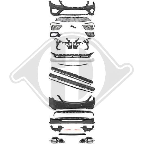 Mercedes S-Kl. W222 13-17 - Zderzak