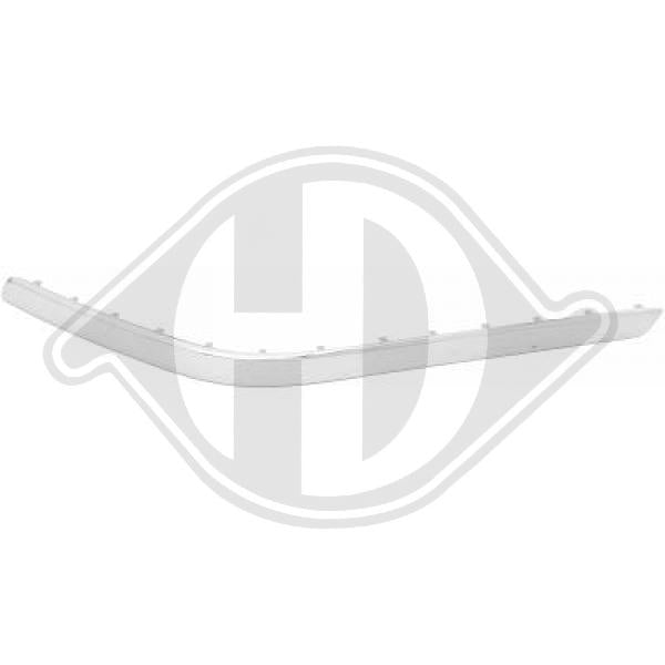 Mercedes GLK-Kl. X204 08-12 - Listwa ozdobna / ochronna zderzak