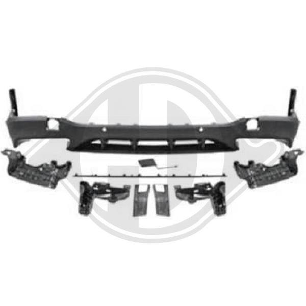 Mercedes GLC-Kl. (W253) 1.15-7.19 - Pokrywa zderzak