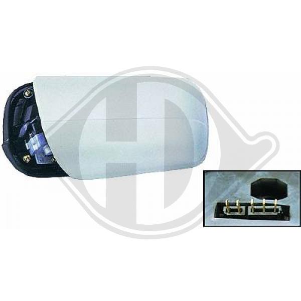 Mercedes W140 SE/L (300-600) 91-98 - Lusterko zewnętrzne