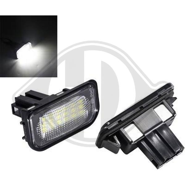 Mercedes (C180-320)W203 00->> - Oświetlenie tablicy rejestracyjnej