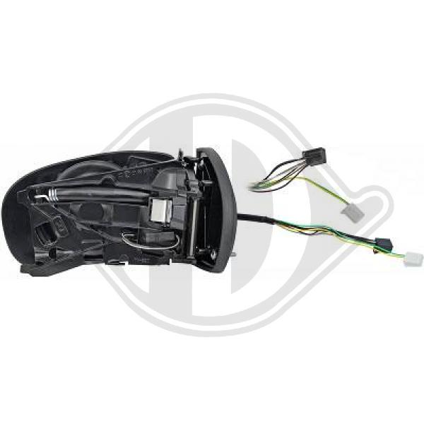 Mercedes C-Kl. (C180-320)W203 00-04 - Lusterko zewnętrzne