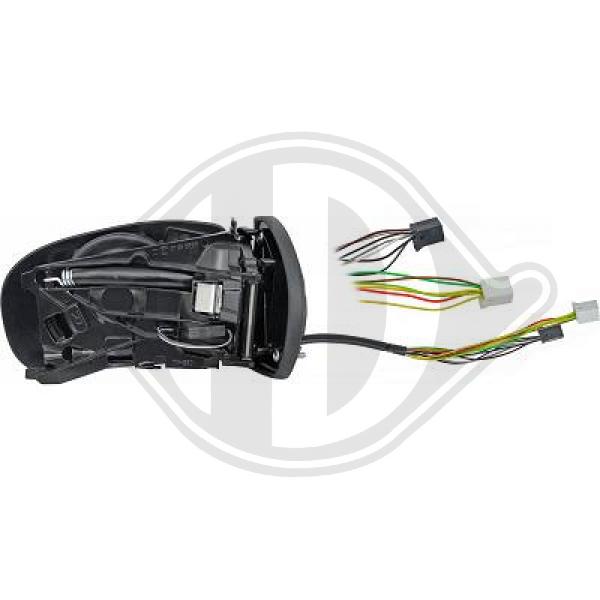 Mercedes C-Kl. (C180-320)W203 00-04 - Lusterko zewnętrzne