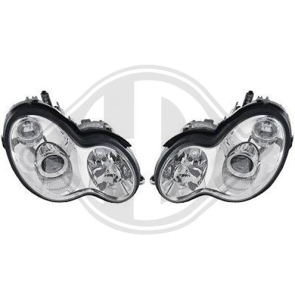 Mercedes C-Kl. (C180-320)W203 00-04 - Zestaw reflektora głównego