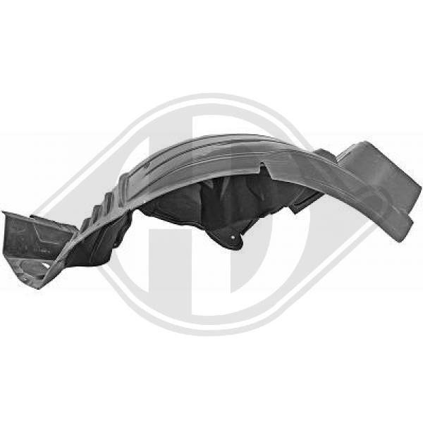 Mercedes C-Kl. W204 11->> - Poszycie Wnęka na koła