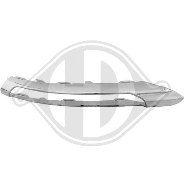 Mercedes C-Kl. W204 11->> - Listwa ozdobna / ochronna zderzak