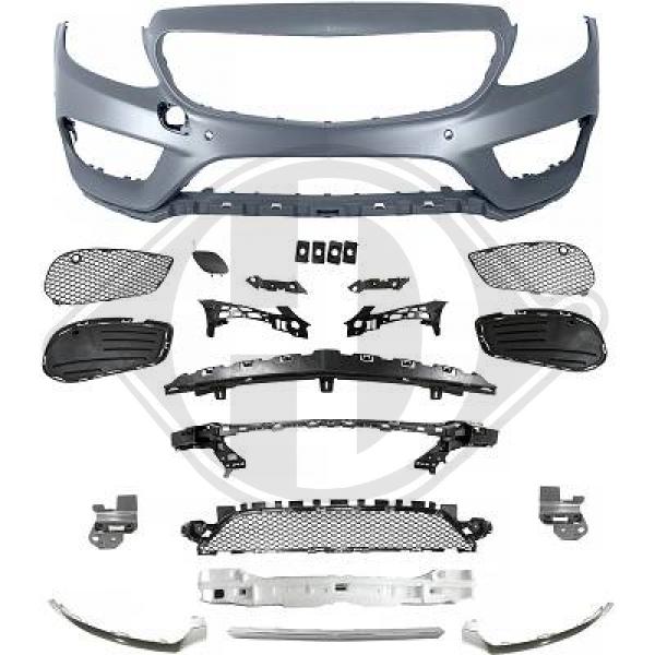 Mercedes C-Kl. W205 1.14-7.18 - Zderzak