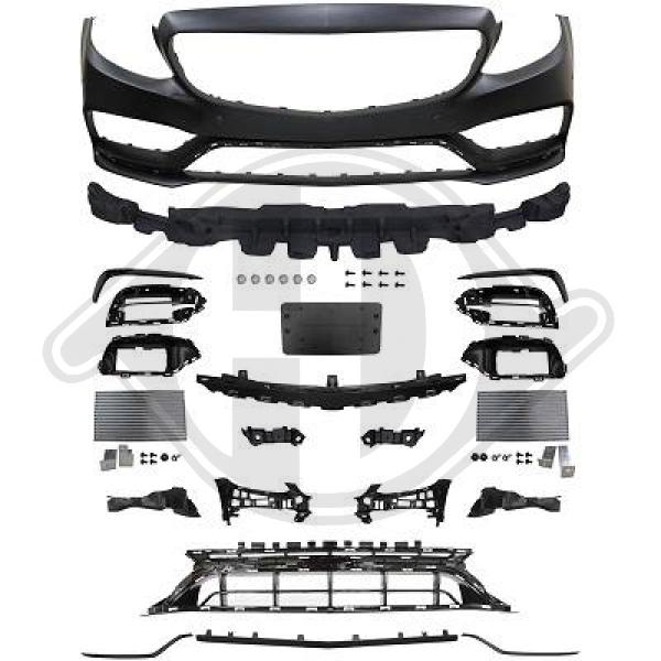 Mercedes C-Kl. W205 Lim/Cpe/Tour. 8.18-21 - Zderzak